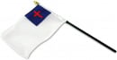 Christian Stick Flag (4" x 6")