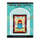 Stained Glass Coloring Book- July Saints