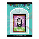Stained Glass Coloring Book- March Saints