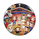 Christ is Born Round Plate