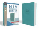 NIV, Value Thinline Bible, Leathersoft, Turquoise, Large Print