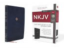 NKJV Reference Bible (Giant Print, Leathersoft, Blue)