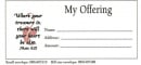 My Offering Bill Size Envelope (100 Pack)
