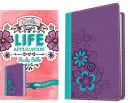 NLT Life Application Study Bible For Girls (Purple/Teal)