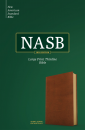 NASB Large Print Thinline Bible (Burnt Siena)