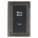 KJV Holy Bible (Gray/Black Giant Print)
