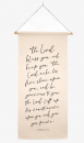 Hanging Banner: Bless You and Keep You (Canvas Scroll)