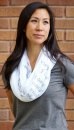 (Teal) Hail Mary Infinity Inspirational Scarf