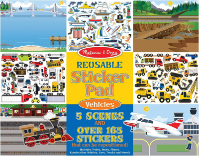 Reusable Stickers: Vehicles