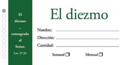 Spanish Offering Envelope
