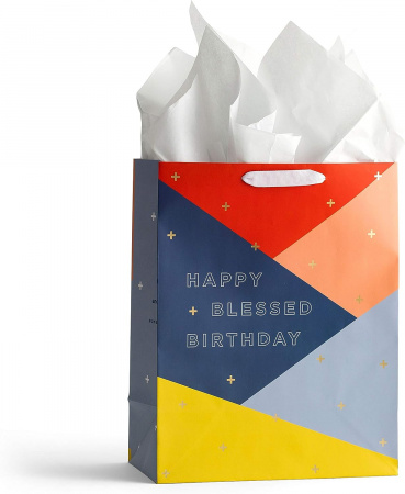 Gift Bag: Blessed Birthday (Large)