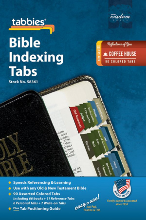 Bible Tabs, Coffee House Colors