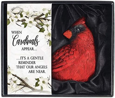 Plaque: Cardinals Appear & Angels Are Near (Gift Boxed)
