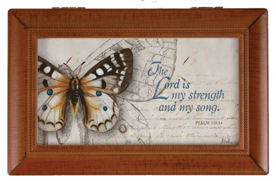 The Lord Is My Strength Music Box
