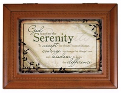 Serenity Prayer Music Box