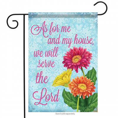 Garden Flag: Serve The Lord