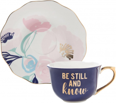 Tea Cup Set: Be Still & Know (5 oz)