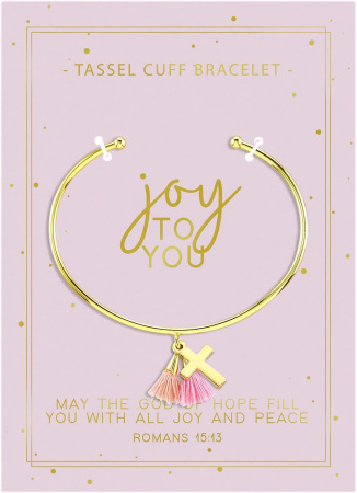 Cuff Bracelet: Joy to You