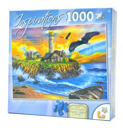 Puzzle: Sunset Cove Lighthouse (1,000 Piece)