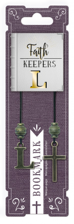 Faith Keepers Antiqued "L" Bookmark