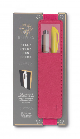 Pink Faith Keepers Bible Study Pen Pouch