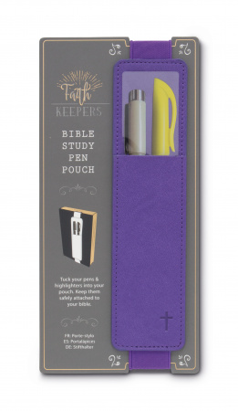 Purple Faith Keepers Bible Study Pen Pouch
