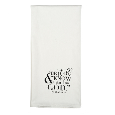 Tea Towel: Be Still and Know