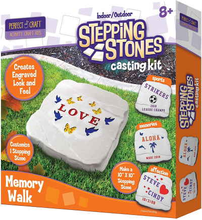 Perfect Craft Cast & Paint Customizable Stepping Stone Kit