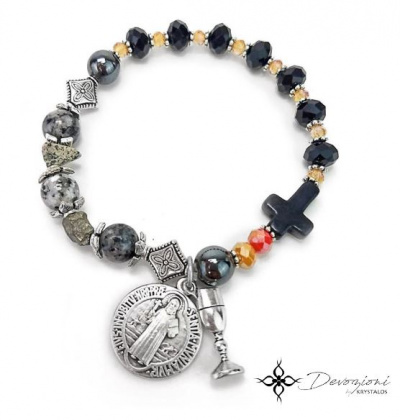 Bracelet: Cross of St. Benedict (Women)