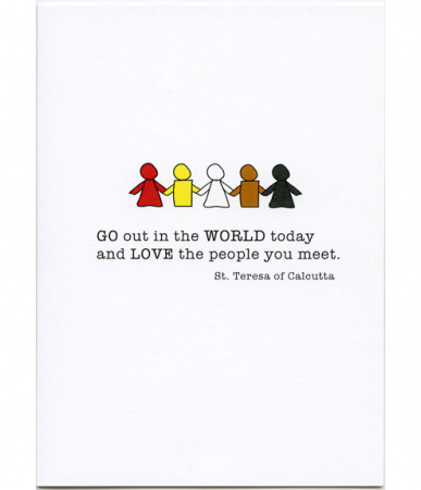 Go Out In The World Congratulations Card