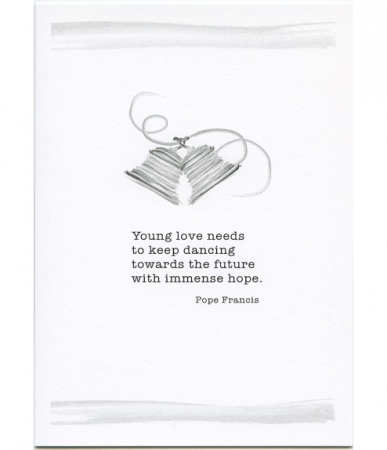 Young Love Wedding Card