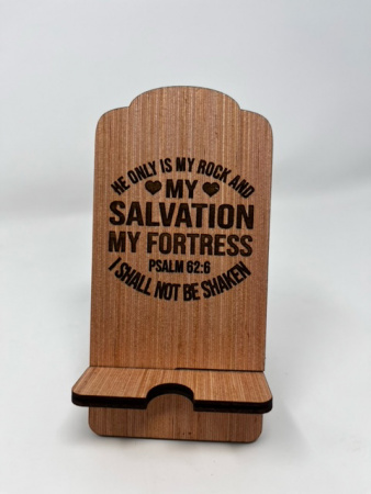 Phone Stand: Psalm 62:6