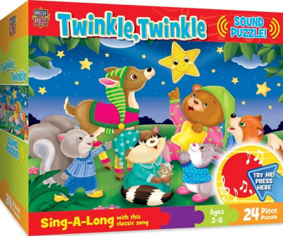 Sing-A-Long Twinkle Twinkle: 24 Piece Kids Puzzle with Sound