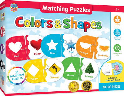 Colors & Shapes Matching Game (40 Piece)