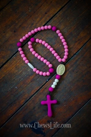 Double Pink Soft Rosary