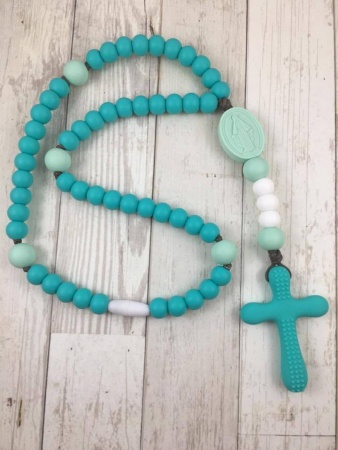 Turquoise & Mint Soft Rosary