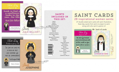 Learning Cards: Inspirational Women Saints