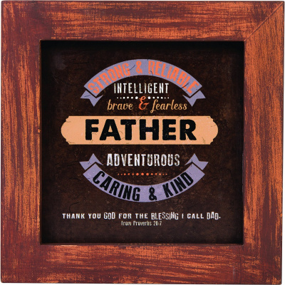 "Father" Box Plaque