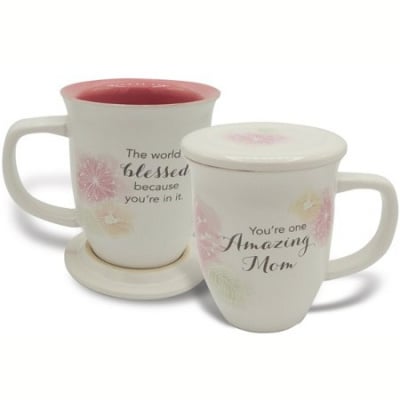 Mug: Amazing Mom (14 oz, Ceramic)