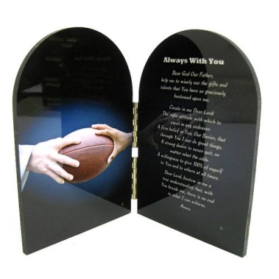 Football Prayer Plaque