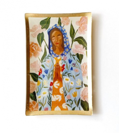 Trinket Tray: Perpetual Flourishing Virgin Mary