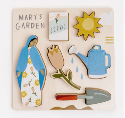 Wooden Puzzle: Mary's Garden