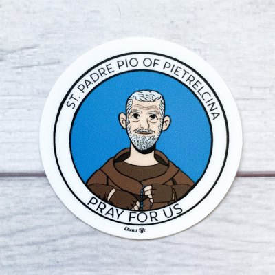 Sticker: Saint Padre Pio