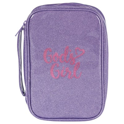 God's Girl Bible Cover: Purple and Pink (Large)