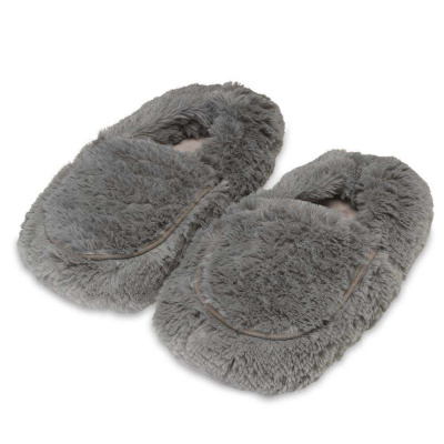 Warmies Slippers: Gray