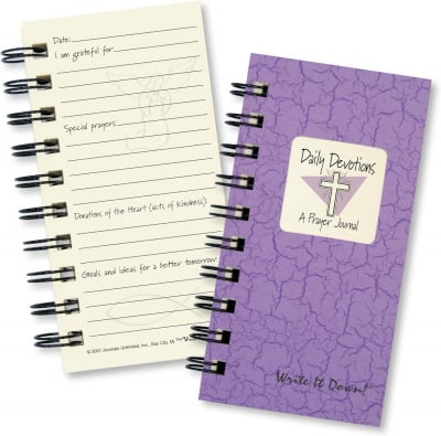 Prayer Journal: Daily Devotions (Mini, Purple)