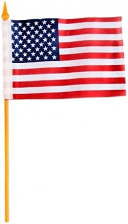 USA American Flag 4x6 (On Stick)