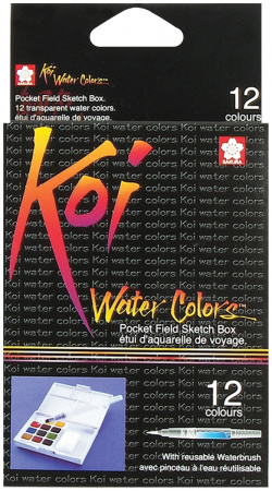 Koi Water Colors Pocket Field Catch Box (12 PK)