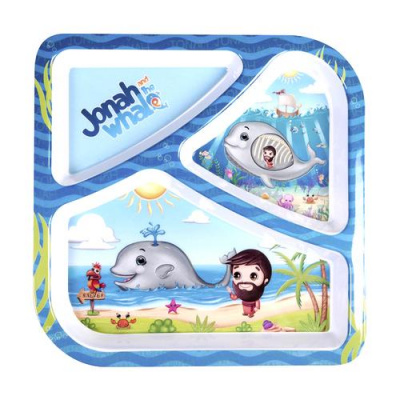 Jonah and the Whale Divided Plate