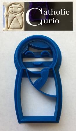 Mary and Babe Cookie Cutter